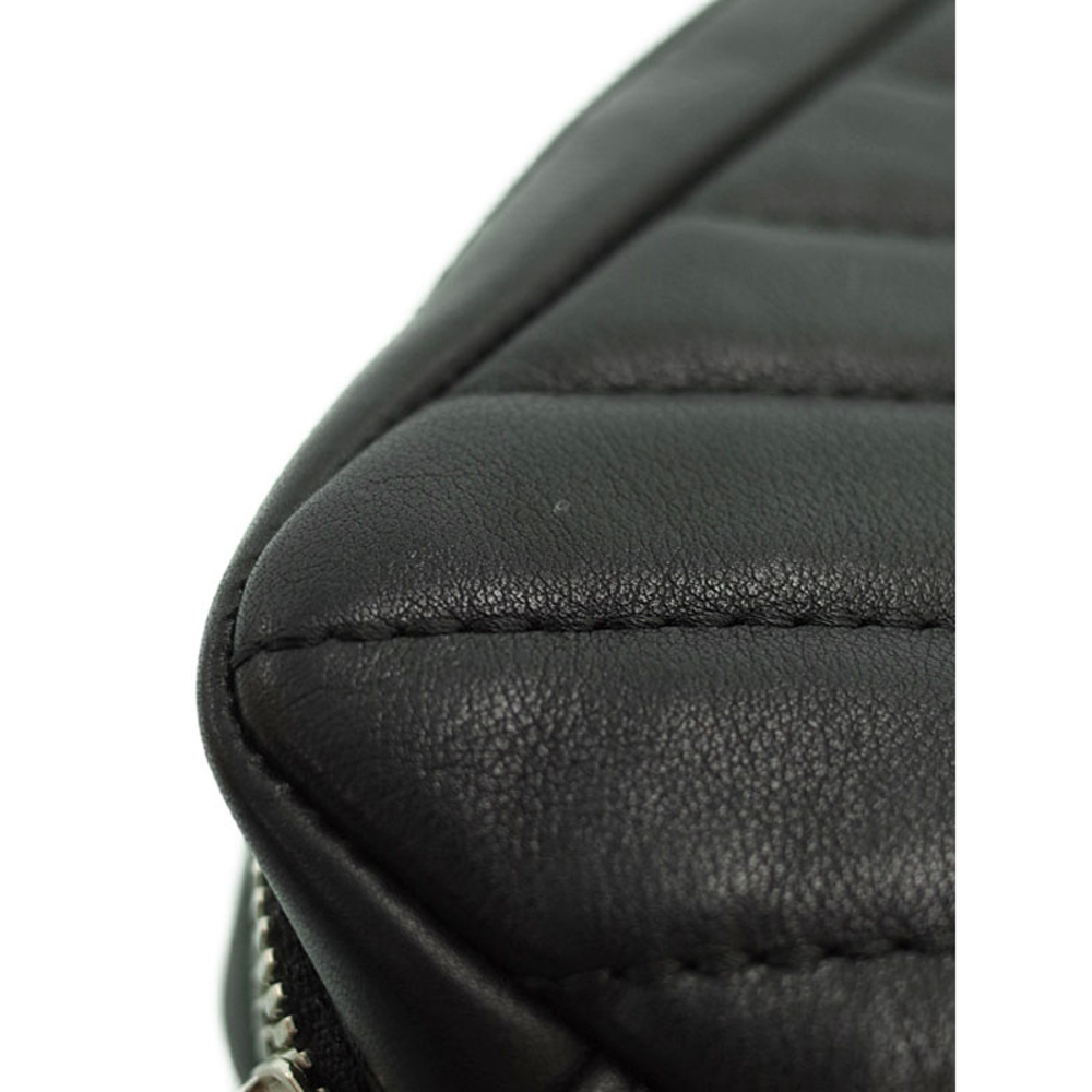 Chanel V Stitch Coco Mark Chain Shoulder Bag Black - Picture 5 of 5